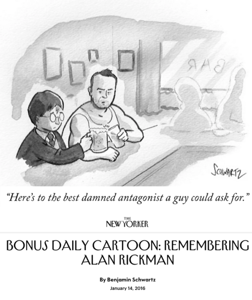 Still Cry Like A Baby When I Think Of Alan Rickman. What A Wonderful Man. He Was The Perfect Snape! (and
