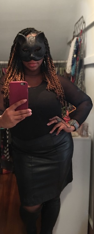 missprimproper:  Last night’s transition from Cat Woman, to Magical Mage to Single Lady 💋