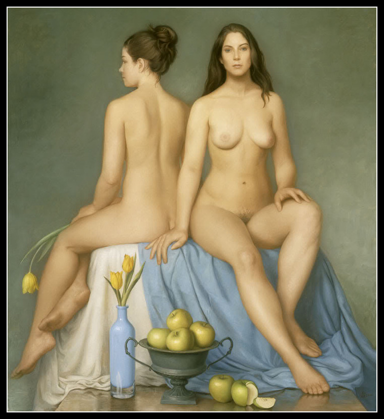 adhemarpo:  Patricia Watwood ( 1971 -  ) peintre figuratif américain vivant à