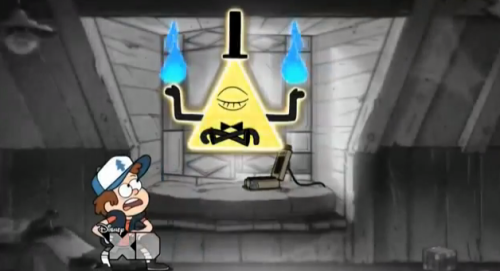 my-stereo-heart-beats-for-you:  So I just noticed something about “Sock Opera” while I was re-watching this sceneIt’s been shown that Bill can’t exist in the real world without a vessel. The only times he’s shown up have been when people have