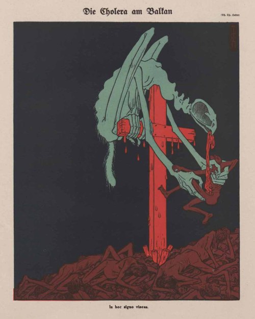 Thomas Theodor Heine (1867-1948), &lsquo;Cholera In The Balkans&rsquo;, from Simplicissimus, 1912