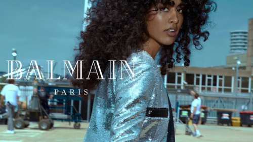 duckie and luz for balmain collection