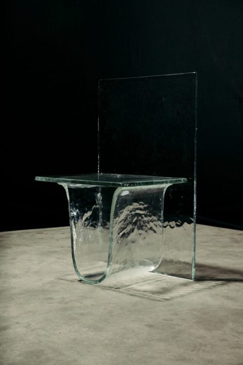 almostarts:Nendo “Melt” Chair for WonderGlass