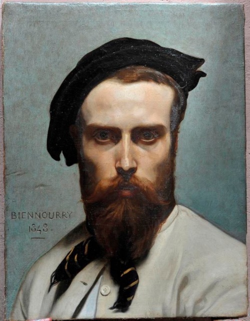 creativespark:Victor-François-Elio Biennoury (1823-1893), Self Portrait, 1848