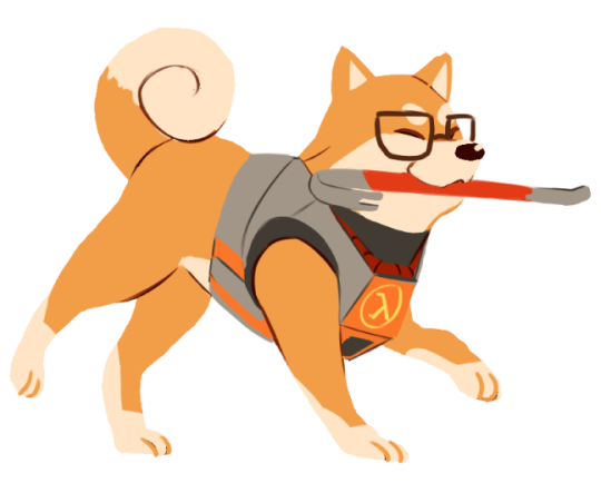 mujotan:  the one free doggo, the borkener of the way 