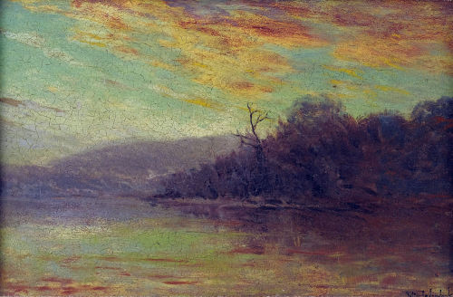dekehlmark:  Robert Julian Onderdonk (1882-1922), Autumn Sunset - 1908