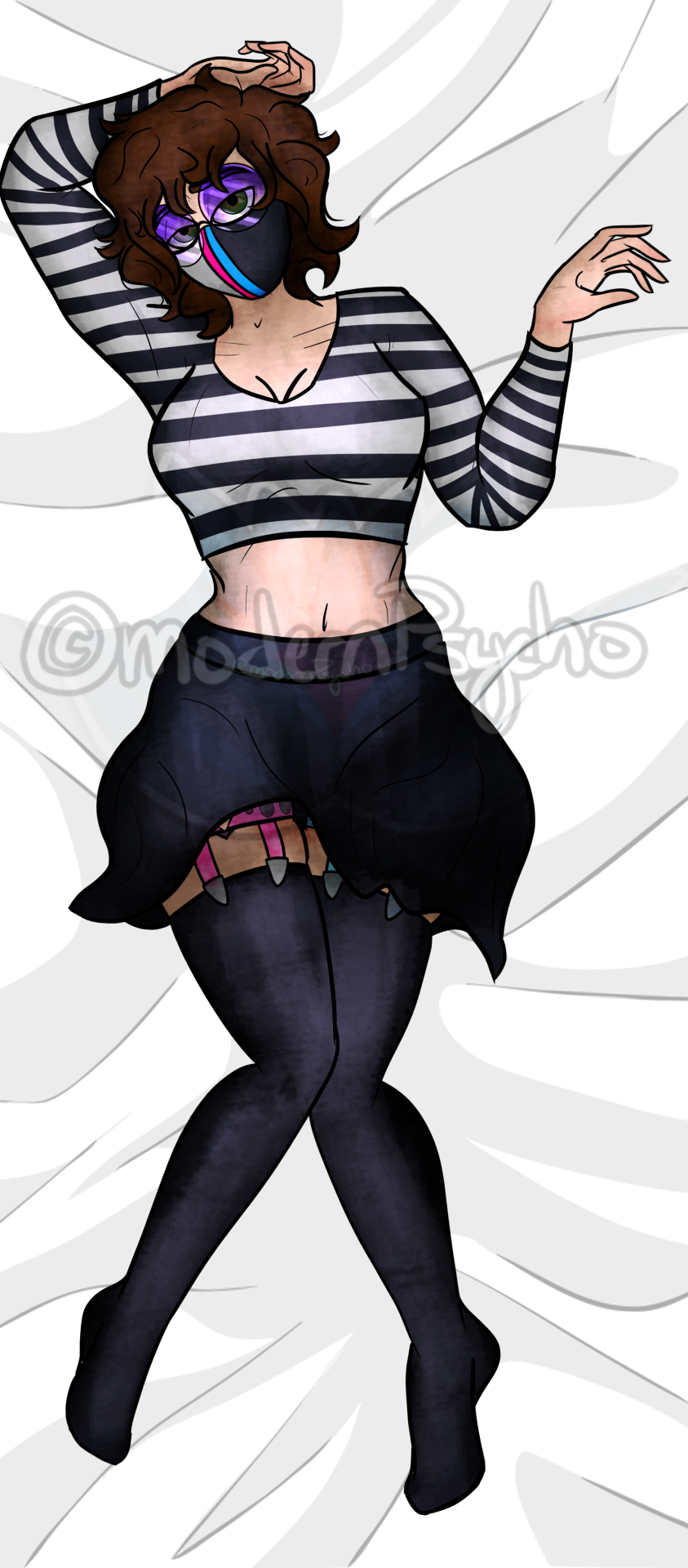 A body pillow of my online persona / self-image (Don't be weird)