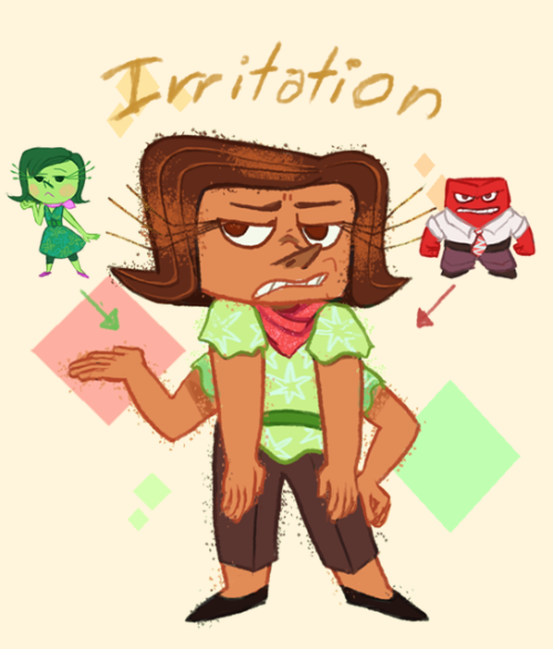 hauntedsketchbook: Inside out fusion emotions! I love the idea of emotions fusing to make more inten