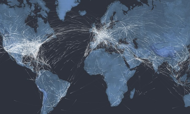 guardian:  In flight: see the planes in the sky right now – interactive To mark