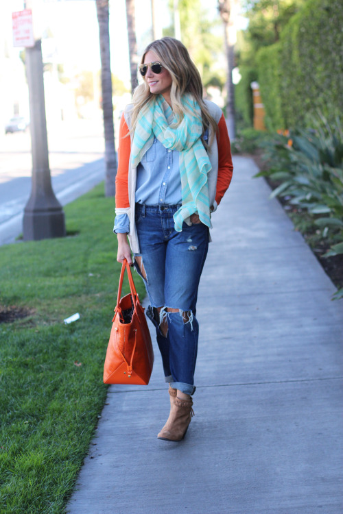@devonrachel pulls off the Nautical trend with patterns and color blocking. Read more here.&nbs