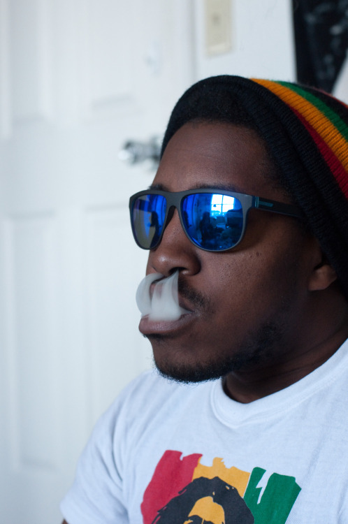 weedporndaily:  amentalwindow:  A sweet french inhale by yours truly for stoner sunday. Photo was taken by a good friend of mine. 