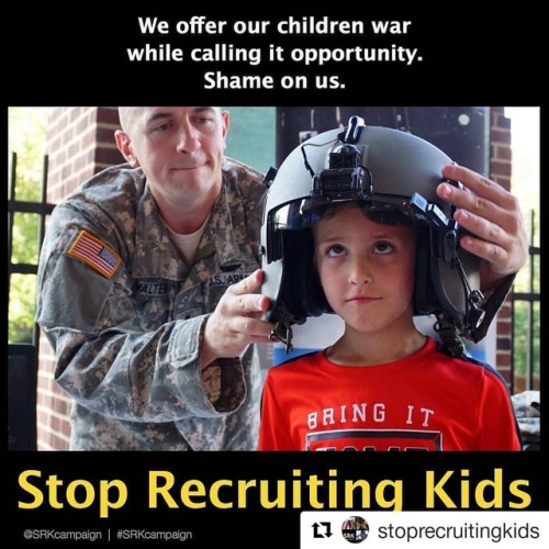 #Repost @stoprecruitingkids (@get_repost)・・・The military deliberately targets underage kids with bot