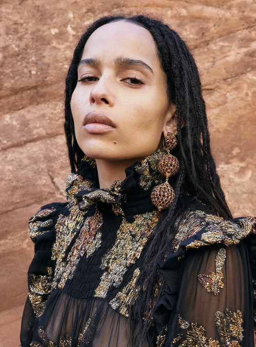 robpattzs: ZOË  KRAVITZ Yves Saint Laurent Summer 2020 Campaign │ Photography Juergen Tell