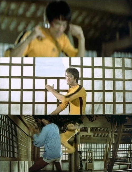 Reconstructed pagoda sequence in Game of Death from Bruce Lee: A Warrior’s Journey (2000)dir. Bruce 