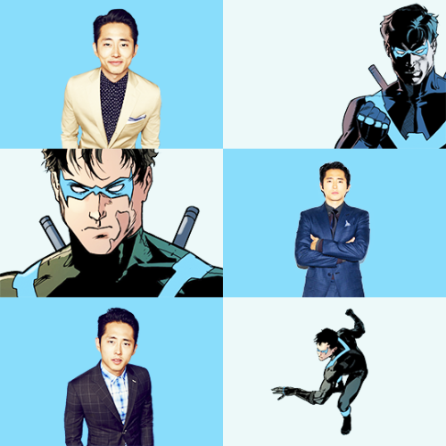 arturcurry: dc fancast: steven yeun as dick grayson/nightwing