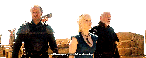 alayneestone:  When your brother Rhaegar led his army into battle at the Trident,