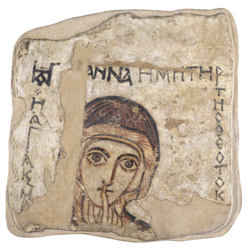 virtual-artifacts: Saint Anna, Faras cathedral, Lower Nubia, ca. 8th century