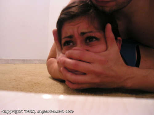 superbounduniverse:  Tiana bound, tapegagged and smothered by Nando. Courtesy of Superbound.