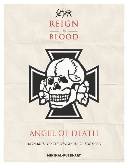 SLAYER - ‘REIGN IN BLOOD’ (1986) - Concept Posters 