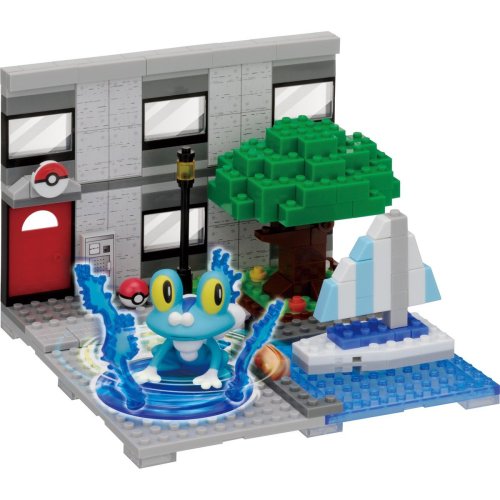 Pokemon + Nanoblock Collection Pikachu and Battlefield Set (¥ 2,303 - Now Available) Chespin and Tre