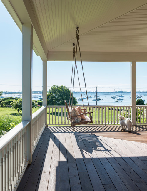 georgianadesign:  Harbor view cottage, RI. Taste Design, Jamestown. Nat Rea photo.