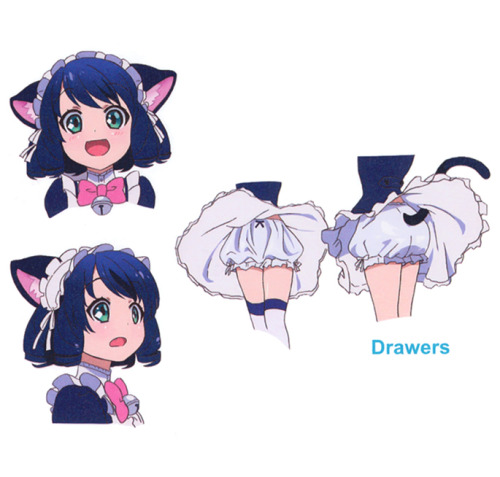 artbooksnat: Show by Rock!! (ショウ・バイ・ロック!!)More alternate costume character designs from Cyan, Moa, R