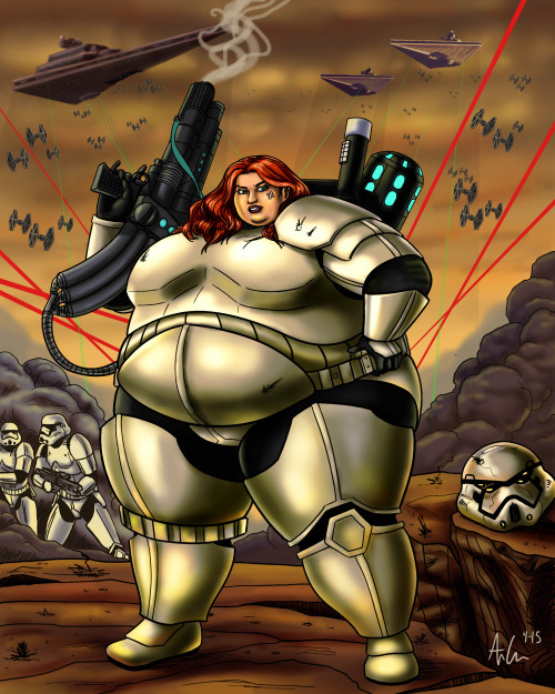 “Heavy Weapons Trooper”The Galactic Empire has use for soldiers of all sizes.  Enlist today!