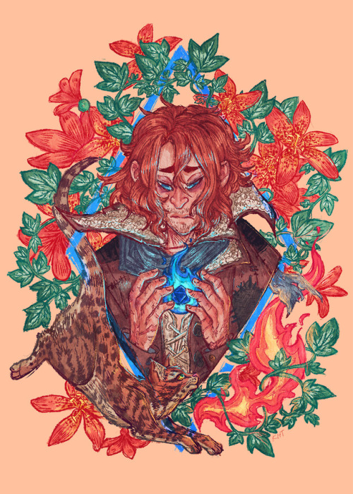 Hope is a hardy flame, but it needs to be gently nurtured. my favourite sadboy wizard and leopa