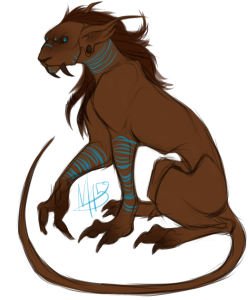 wethatkindoforc:  myrrdesketchbook:  Because I liked the idea, I made myself Sandfury druid. His cat form is hairless because hairless cats are bestest.  Complete and utter bias aside, yes, hairless cats are bestest! *whispers* I demand more wrinkles.