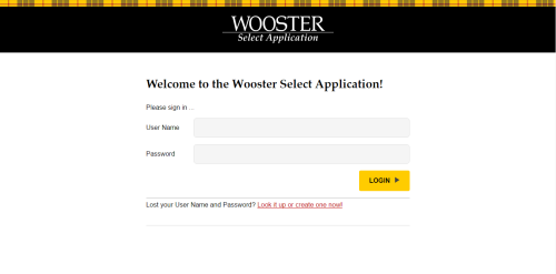 Dark Wooster show me the forbidden application form