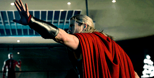 thorvalkyrie:  Calm yourselves, the God of Thunder is here.