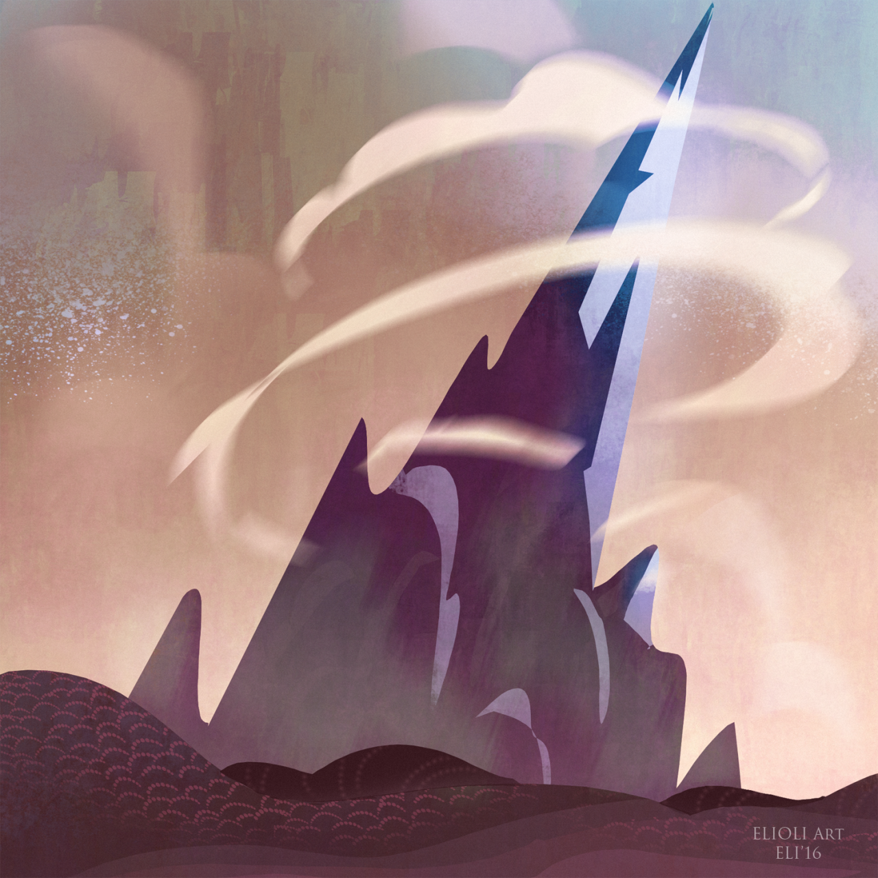 elioli-art:  Quick break blahs. Back to working on the book… - ELI 