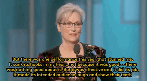 refinery29: Meryl Streep’s Lifetime Achievement award speech hit all the high notes. Gifs: Golden Gl