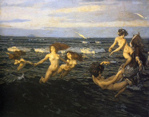 enatemanhattan:Le Ondine. Ettore Tito (1859 - 1941) Ettore Tito (17 December 1859 – 26 Ju