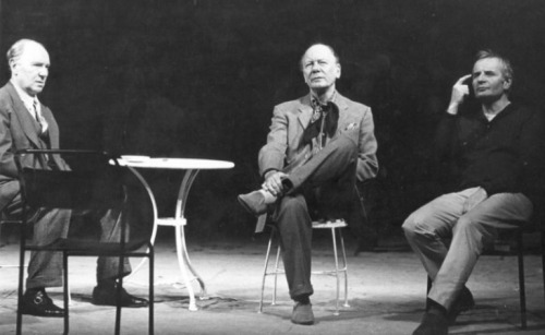 ralphsmotorbike: The Sirs with two directors they trusted and respected: Lindsay Anderson and Peter 