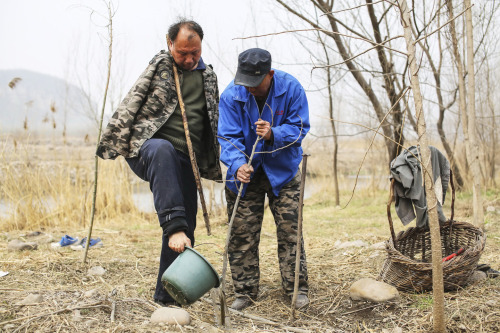 ultrafacts:  “I am his hands. He is my eyes.”Jia Haixa talks of his symbiotic relationship with his friend Jia Wenqi — a double amputee. The pair work together to plant trees in Yeli village, just outside of Shijiazhuang city, northern China.Losing