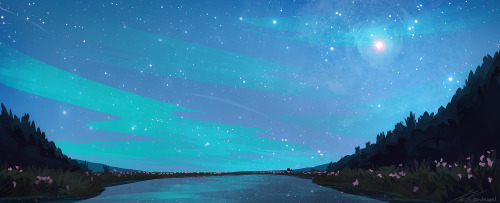 zandraart:some night landscapes 