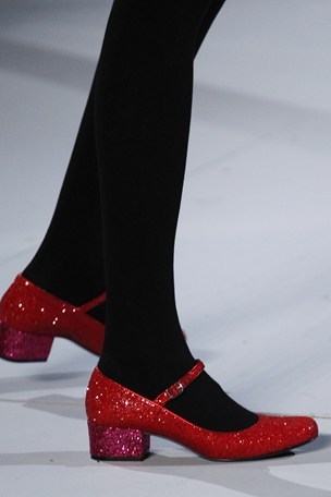 fabuleusetoujours:  Shoes at Saint Laurent AW 2014, Paris Fashion Week 