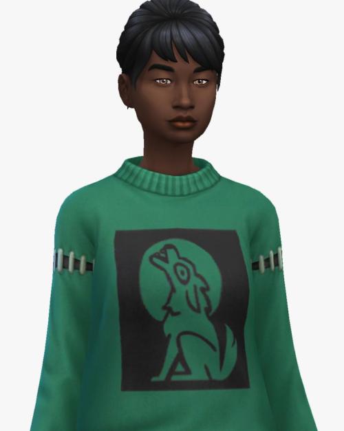 Of All The Assets I've Made For The Sims 4, My Absolute Favorite Is This Shirt I Designed For Werewolves.