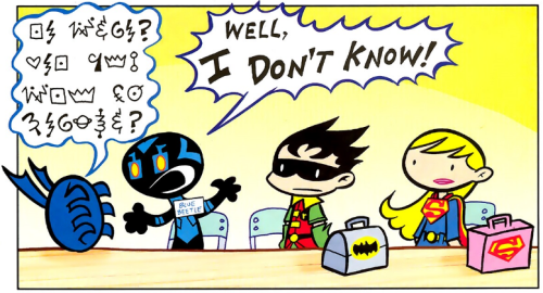 mockingbirdie:Jaime Reyes in Tiny Titans #6
