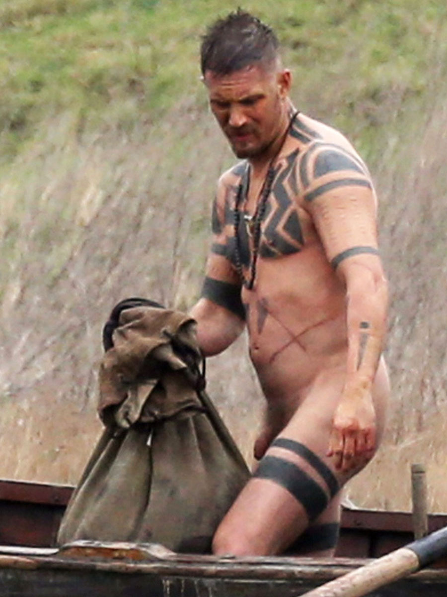 famous-naked-male:  Tom Hardy naked on the set of Taboo