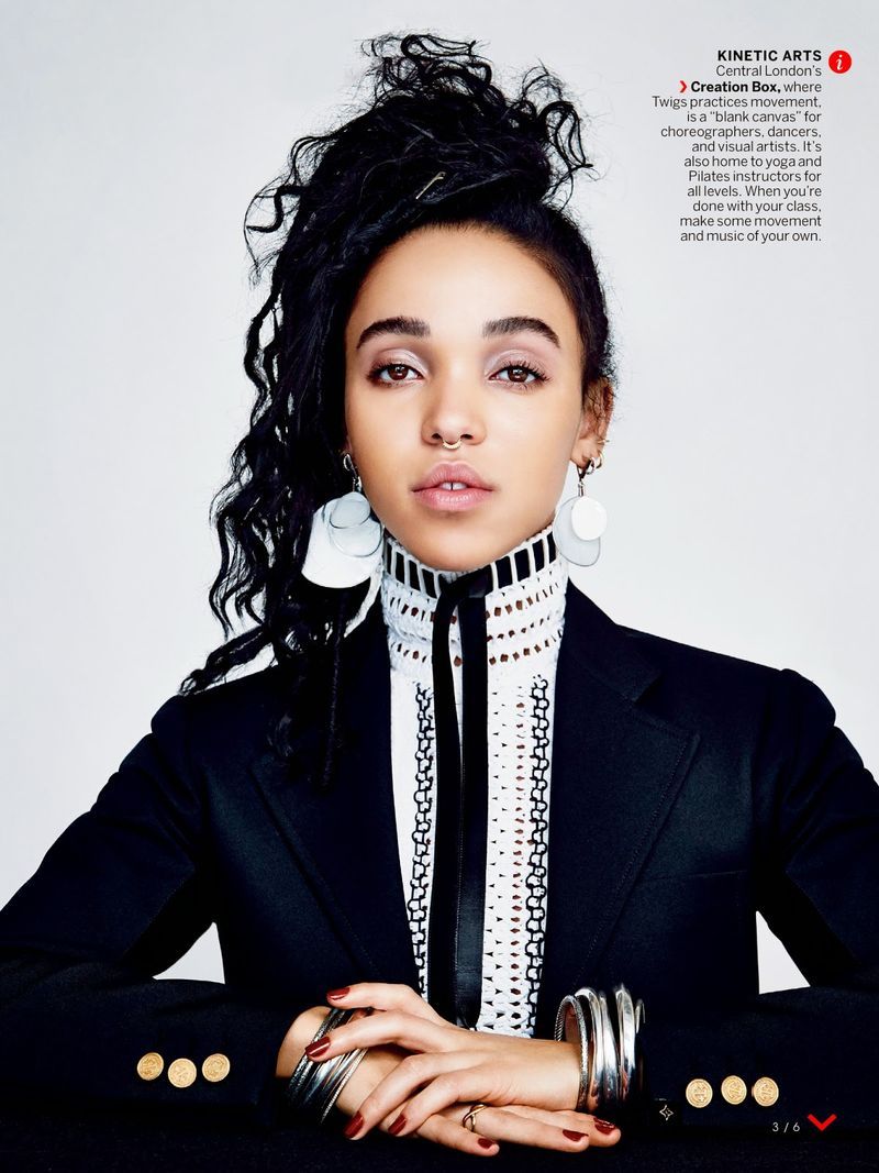 sindiamantes:  US VogueJanuary 2015FKA Twigs by Patrick DemarchelierStyling Sara