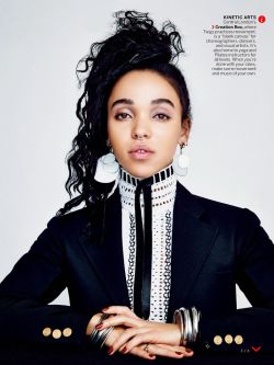 sindiamantes:  US VogueJanuary 2015FKA Twigs by Patrick DemarchelierStyling Sara Moonves 