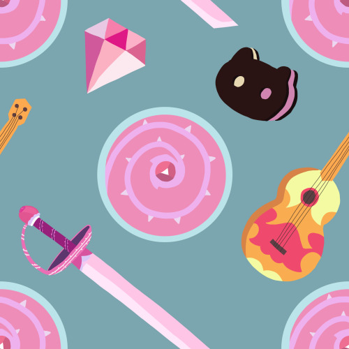 scribblefoxx:  made a repeating su pattern! feel free to use for whatever, just credit me (psssst it’s on redbubble too!) 