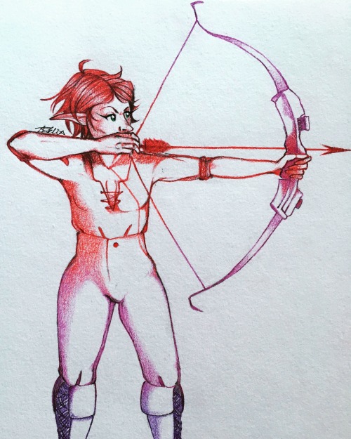 A Doodle Of My Ranger Character Arryn, From Pillars Of Eternity & Deadfire