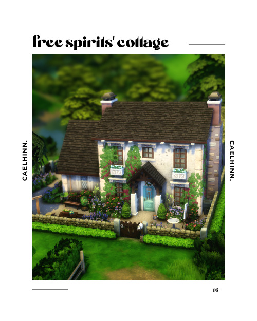 the free spirits’ cottage. a residential lot by caelhinnnothing feels better than a sweet cottage in