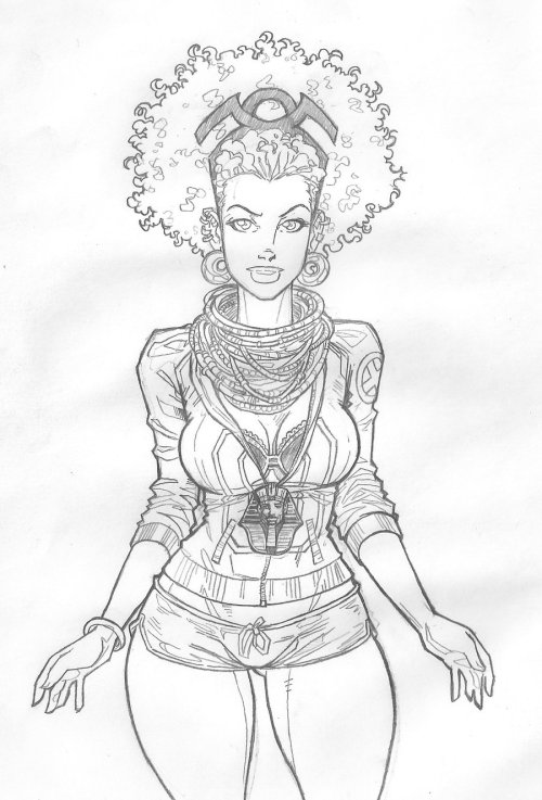 lunaholicc:  dookyunits:  Afrocentric Storm #7: Curly Afro by apexabyss  This is amazing 