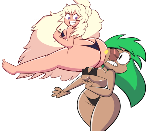 grimphantom2: ck-blogs-stuff:   Toast vs. Punching Judy: Keijo Style! by CK-Draws-Stuff  PATREON Managed to draw 2 of my fave boxing girls (Toast from Bee & Puppycat and Punching Judy from OK KO Let’s Be Heroes) fight in a Keijo style match! And