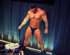 baraobsessions:  And… Strip show! Source: http://mechadude2001.blogspot.ca/2013/05/macho-macho-man.html