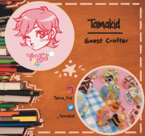 Introducing the every-lovely TAMA KID! Those little cakes are actually clay!
